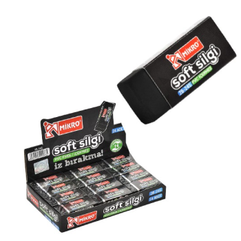 MİKRO 2B-24BL SİYAH  SOFT SİLGİ 24LÜ #2 MİKRO 2B-24BL SİYAH  SOFT SİLGİ 24LÜ #2
