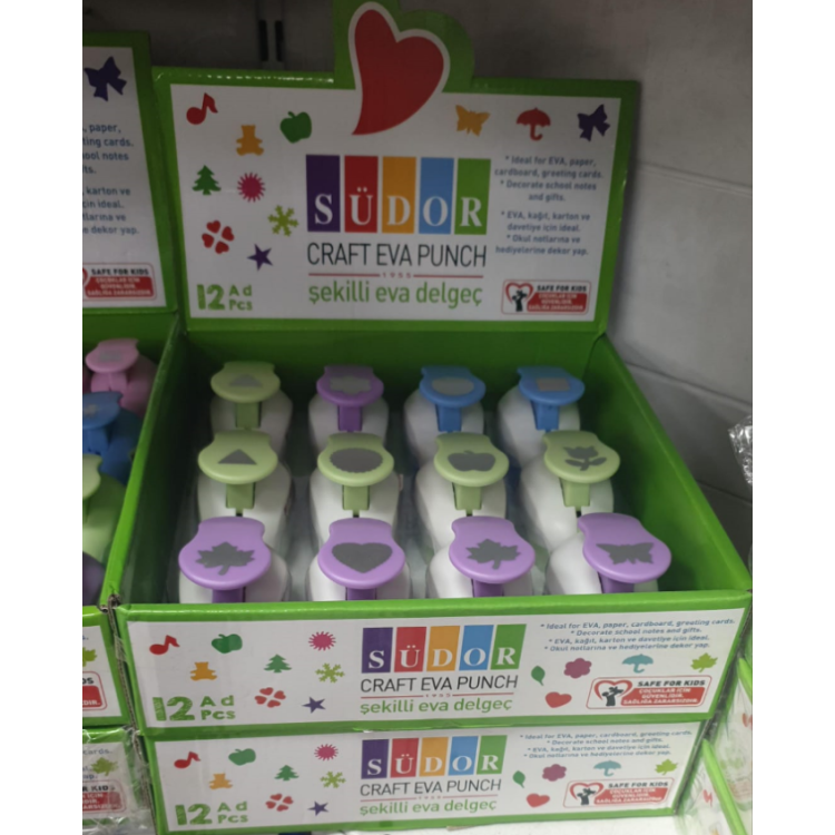 SÜDOR BS94 ŞEKİLLİ DELGEÇ BÜYÜK 12Lİ