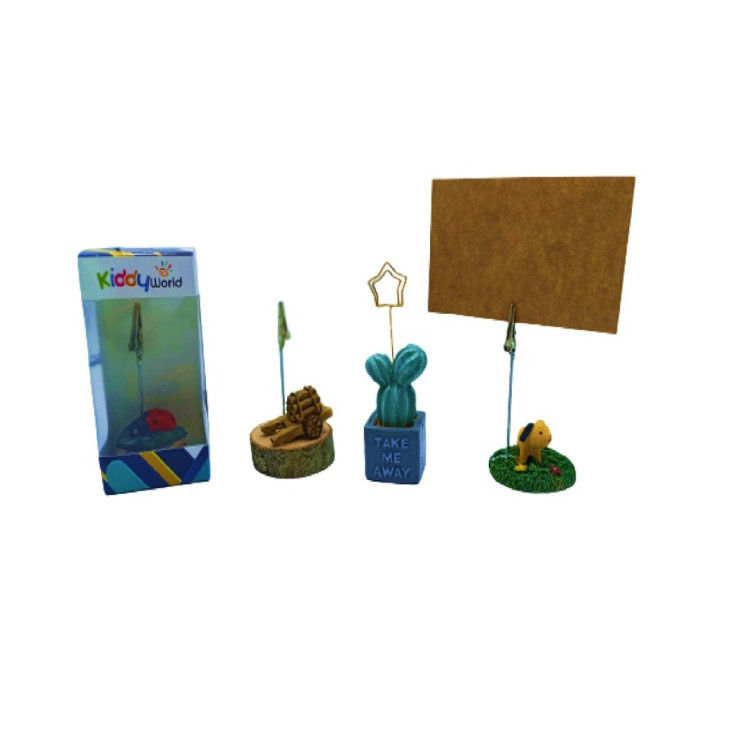 01031 FİGÜRLÜ AHŞAP NOT TUTACAĞI KÜÇÜK