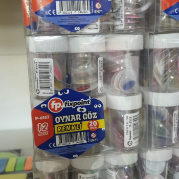 FİXPOİNT P-6553 20MM OYNAR GÖZ (BOX12) FİXPOİNT P-6553 20MM OYNAR GÖZ (BOX12)