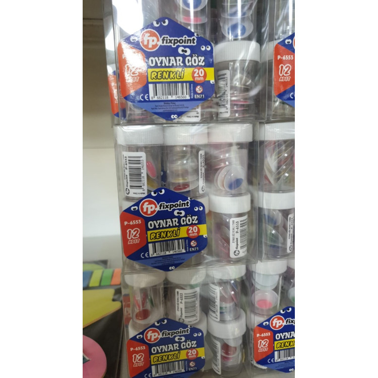 FİXPOİNT P-6553 20MM OYNAR GÖZ (BOX12)