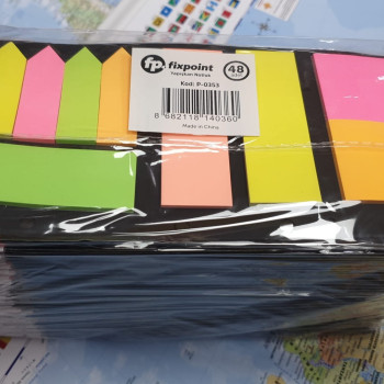 FİXPOİNT POST-İT P-0353 YAPIŞKANLI NOTLUK SET (BOX48) FİXPOİNT POST-İT P-0353 YAPIŞKANLI NOTLUK SET (BOX48)
