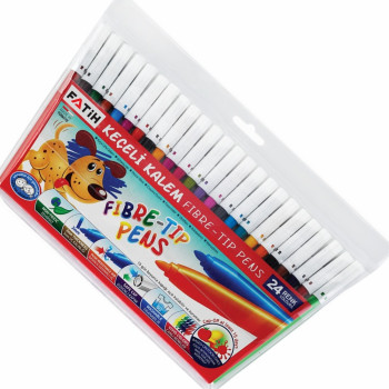FATİH 34050 KEÇELİ KALEM 24 RENK (BOX6)