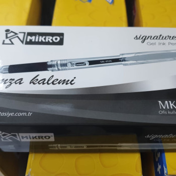 MİKRO MK-8526-S İMZA KALEMİ SİYAH (BOX12)