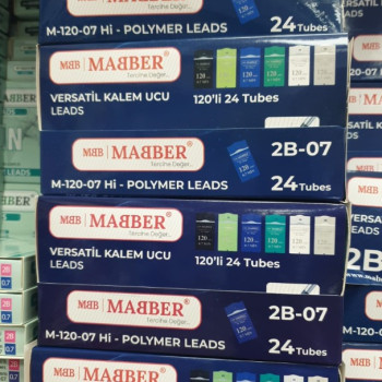 MABBER M-120-07 Hİ-POLYMER LEADS 120Lİ 24 TÜP MABBER M-120-07 Hİ-POLYMER LEADS 120Lİ 24 TÜP