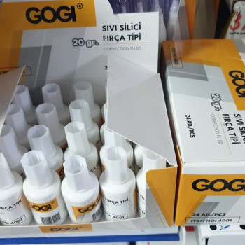 GOGİ 4001 SIVI SİLİCİ FIRÇA TİP 20GR 24LÜ TİPEX/DAKSİL
