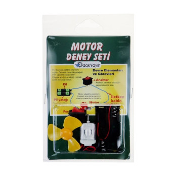 ODAK MOTOR DENEY SETİ KARTELA #2 ODAK MOTOR DENEY SETİ KARTELA #2