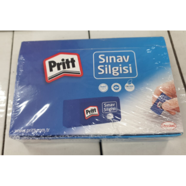 PRİT SINAV SİLGİ MAVİ 24LÜ