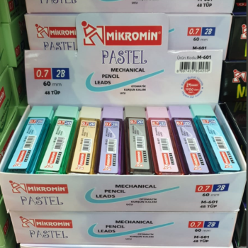 MİKRO M-601 60MM VERSATİL 20li Tüp UCU PASTEL (KISA MİN) 0.7 (48TÜP) 8697433854267 MİKRO M-601 60MM VERSATİL 20li Tüp UCU PASTEL (KISA MİN) 0.7 (48TÜP) 8697433854267