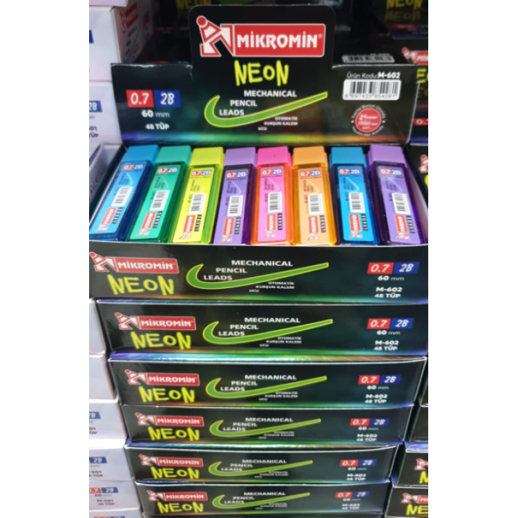 MİKRO M-602 60MM VERSATİL UCU NEON  20li Tüp (KISA MİN) 0.7 (48TÜP)