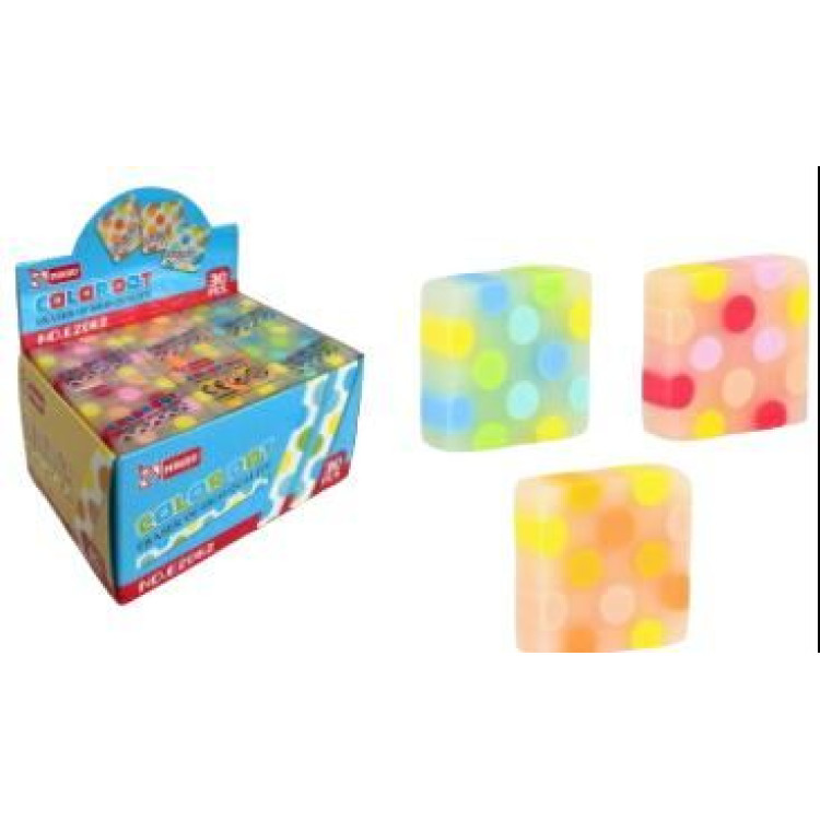 MİKRO E2062 COLORT DOT SİLGİ 30LU