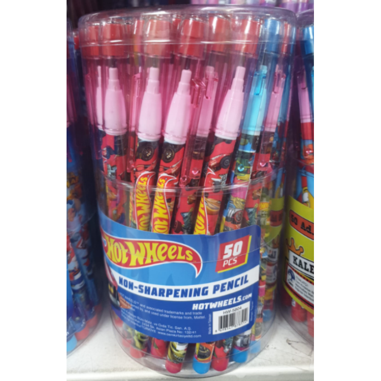 HOTWHEELS HW-5804 GEÇMELİ YUMURTLAYAN KALEM 50Lİ