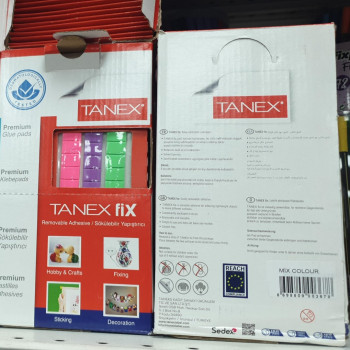 TANEX 5050 FIX TACK-İT HAMUR YAPIŞTIRICI REKLİ MİX COLOUR 50GR (BOX24) TANEX 5050 FIX TACK-İT HAMUR YAPIŞTIRICI REKLİ MİX COLOUR 50GR (BOX24)