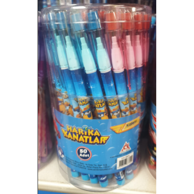 HARİKA KANATLAR SW-5804 GEÇMELİ YUMURTLAYAN KALEM 50Lİ
