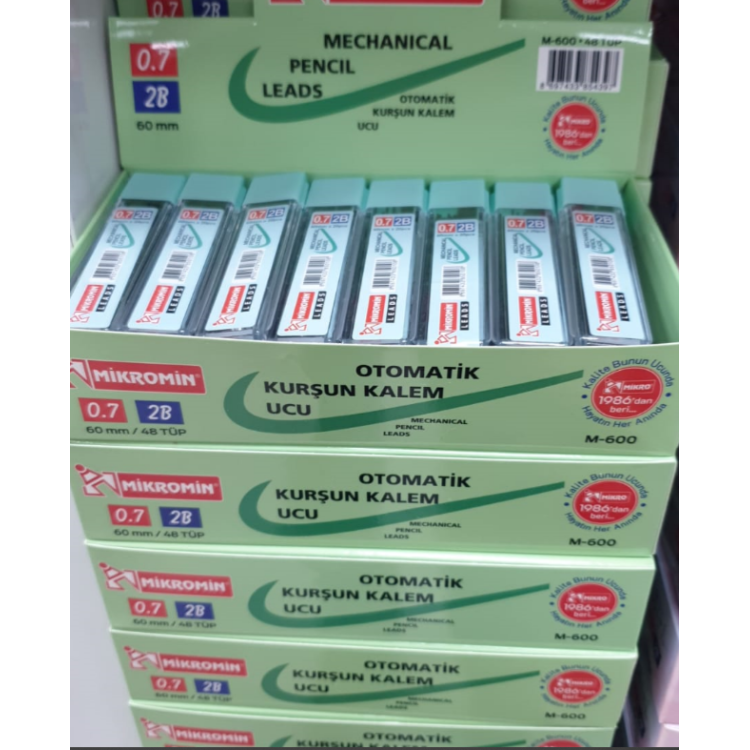 MİKRO M-600 60MM VERSATİL UCU 20Li Tüp  (KISA MİN) 0.7 (48TÜP)