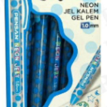 PENSAN 2801 JELY 1.0  JEL KALEM 12Lİ -NEON MAVİ PENSAN 2801 JELY 1.0  JEL KALEM 12Lİ -NEON MAVİ