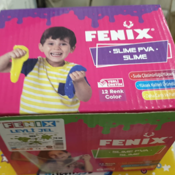 Fenix Slime Yapıştırıcı Jeli 12li Karışık Fenix Slime Yapıştırıcı Jeli 12li Karışık