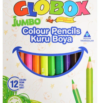 GLOBOX 1073 12 RENK JUMBO KURU BOYA (BOX12) #2 GLOBOX 1073 12 RENK JUMBO KURU BOYA (BOX12) #2