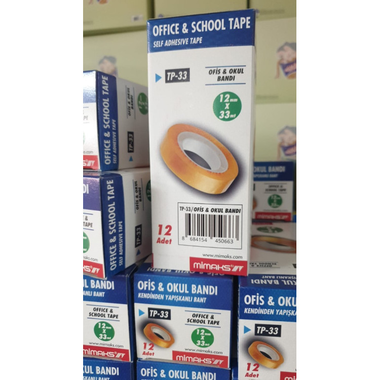 MİMAKS TP-33 12X33 PARA BANDI 12Lİ