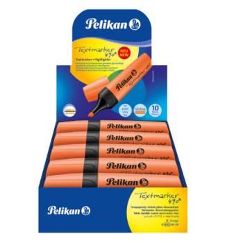 PELİKAN 490 FOSFORLU İŞARET KALEMİ TURUNCU 10LU PELİKAN 490 FOSFORLU İŞARET KALEMİ TURUNCU 10LU