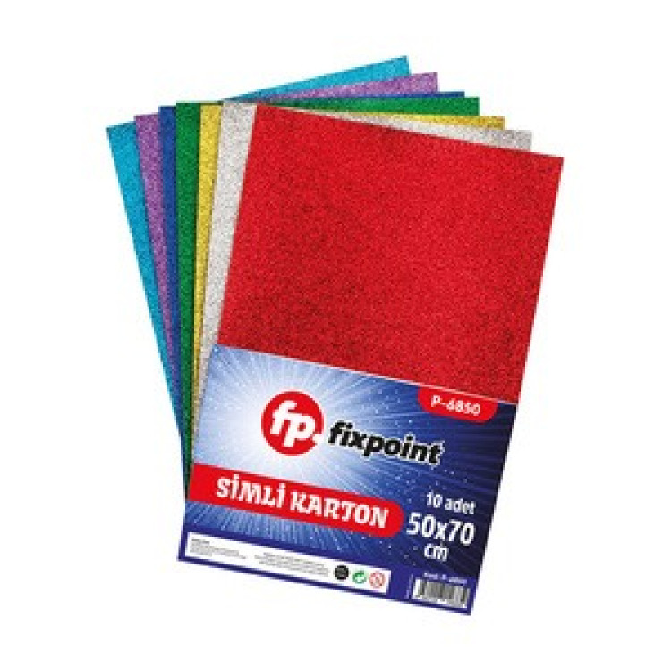 FİXPOİNT P-6850 SİMLİ KARTON 50X70CM 10RENK