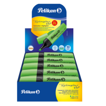 PELİKAN 490 FOSFORLU İŞARET KALEMİ YEŞİL 10LU PELİKAN 490 FOSFORLU İŞARET KALEMİ YEŞİL 10LU