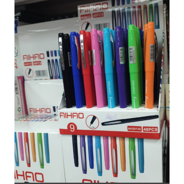 AİHAO AH2013C-48 FİNELİNER İŞARET KALEMİ 48Lİ