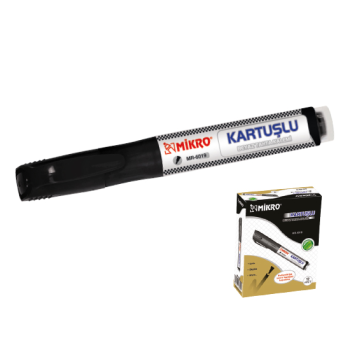 MİKRO MR-6019S TAHTAKALEMİ KARTUŞLU SİYAHI (BOX12) MİKRO MR-6019S TAHTAKALEMİ KARTUŞLU SİYAHI (BOX12)