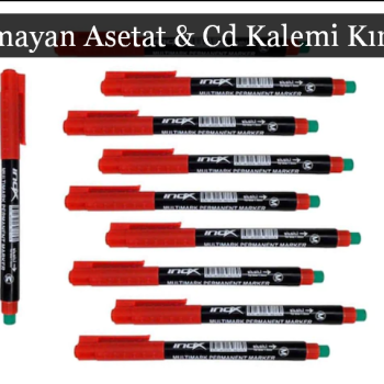 İNOX CD ASETAT KALEMİ SİYAH M 12Lİ İNOX CD ASETAT KALEMİ SİYAH M 12Lİ