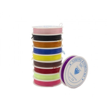 Misina İpi Renkli, 1mm Lastikli 10lu Misina İpi Renkli, 1mm Lastikli 10lu