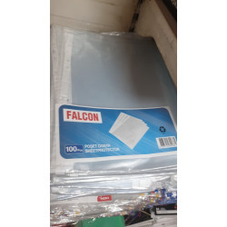 Falcon şeffaf poşet dosya 100lü