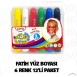 Fatih 55550 Yüz Boyası Kalemi 6 Renk