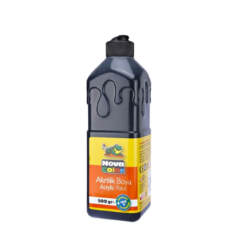 NOVACOLOR AKRİLİK BOYA 500GR SİYAH NOVACOLOR AKRİLİK BOYA 500GR SİYAH