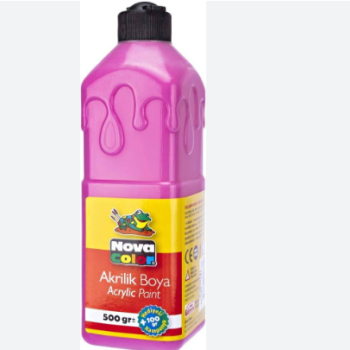 NOVACOLOR AKRİLİK BOYA 500GR PEMBE NOVACOLOR AKRİLİK BOYA 500GR PEMBE