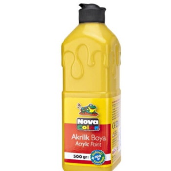 NOVACOLOR AKRİLİK BOYA 500GR SARI NOVACOLOR AKRİLİK BOYA 500GR SARI