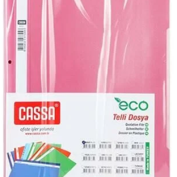 Cassa 7730 Telli Dosya Eco 50li PEMBE *K Cassa 7730 Telli Dosya Eco 50li PEMBE *K