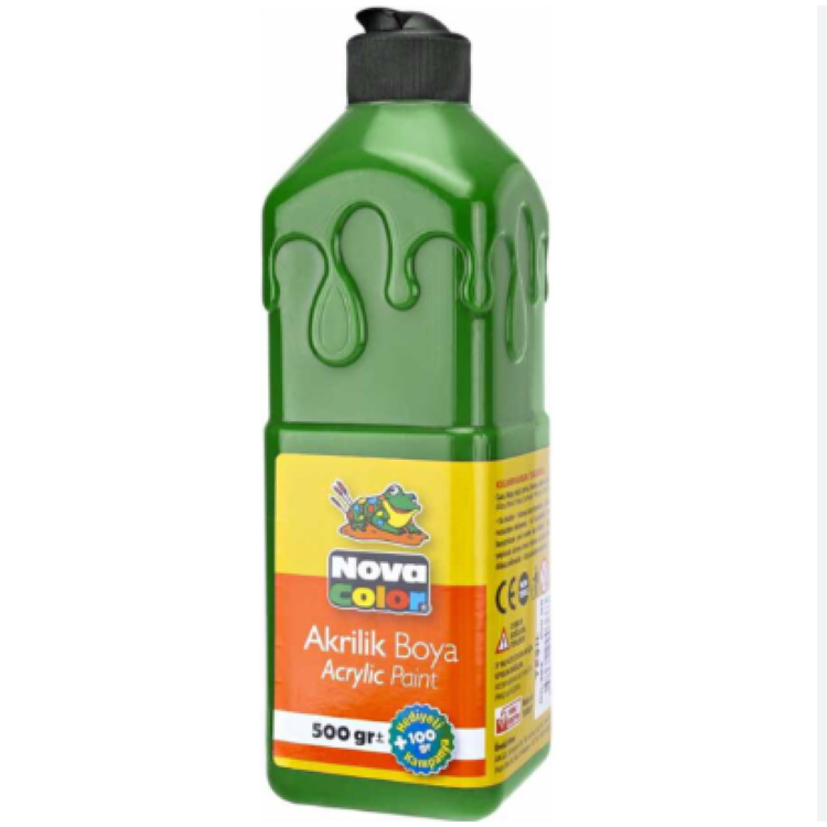 NOVACOLOR AKRİLİK BOYA 500GR YEŞİL NOVACOLOR AKRİLİK BOYA 500GR YEŞİL
