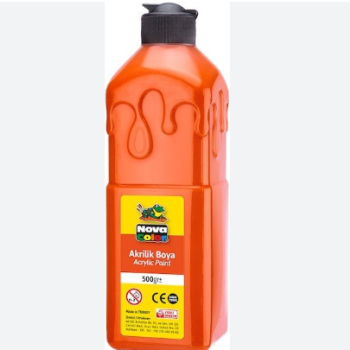 NOVACOLOR AKRİLİK BOYA 500GR TURUNCU NOVACOLOR AKRİLİK BOYA 500GR TURUNCU