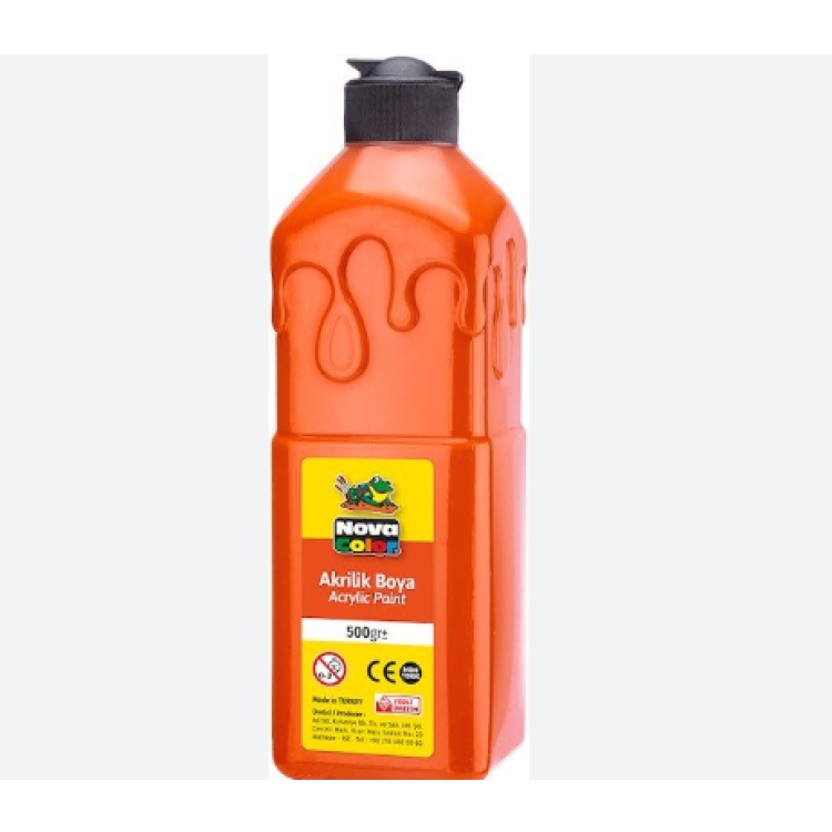 NOVACOLOR AKRİLİK BOYA 500GR TURUNCU NOVACOLOR AKRİLİK BOYA 500GR TURUNCU