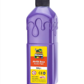 NOVACOLOR AKRİLİK BOYA 500GR MOR NOVACOLOR AKRİLİK BOYA 500GR MOR