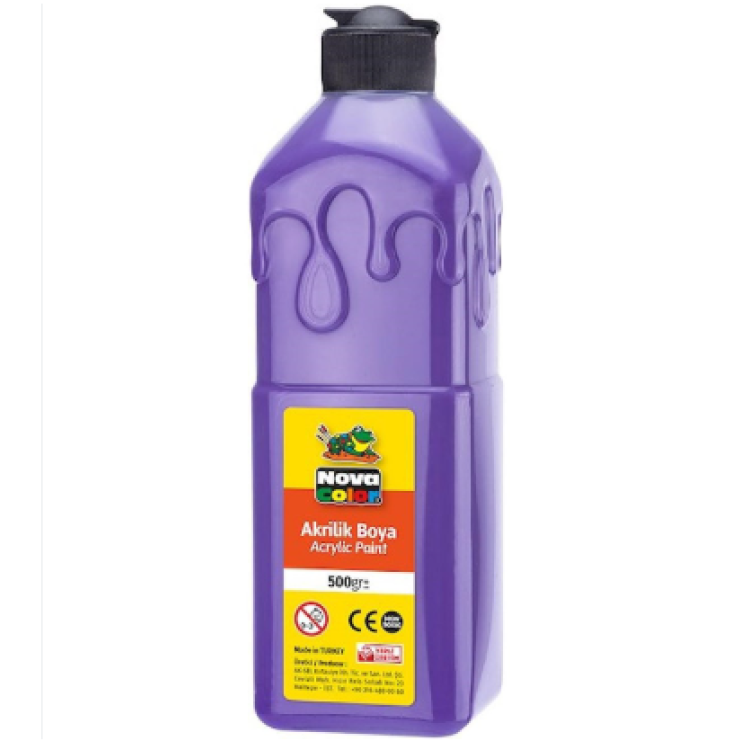 NOVACOLOR AKRİLİK BOYA 500GR MOR