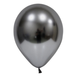 Krom 10" Balon Balonevi Uzay Gri