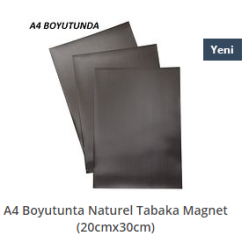 Mıknatıs Tabaka Magnet (20cmx30cm) 1adet/paket