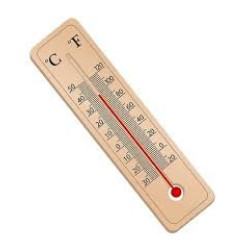 Termometre Ahşap Küçük 15x3.5cm