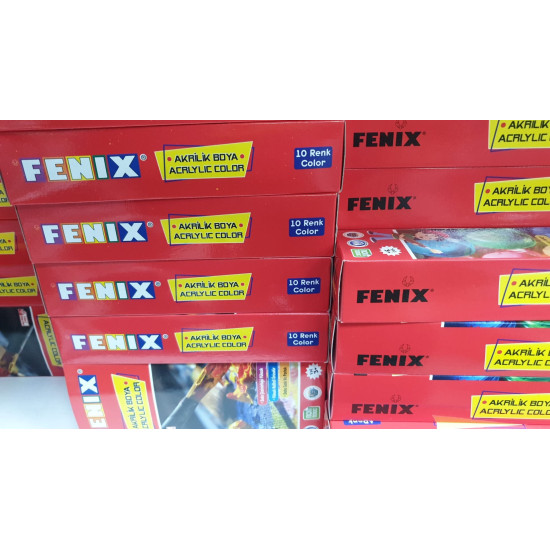 Fenix FN202 Akrilik Boya 10 Renk 15ml