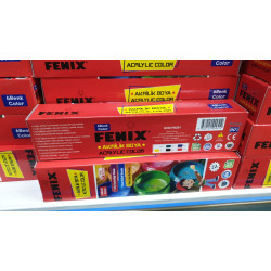 Fenix Akrilik Şişe Boya 6 Renk 15ml Fn201