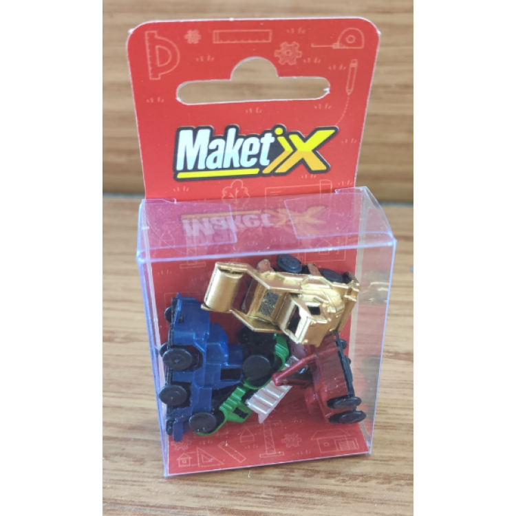 MAKET İŞ MAKİNESİ ARAÇLAR 1:200 4 ADET