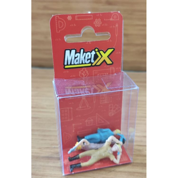 MAKET İŞÇİ İNSAN FİGÜRÜ 1:87 3 ADET