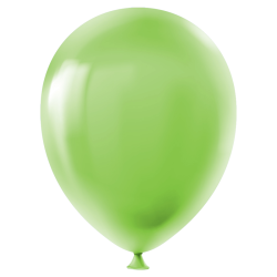 Pastel Balon Baskısız 100lü -Yeşil-