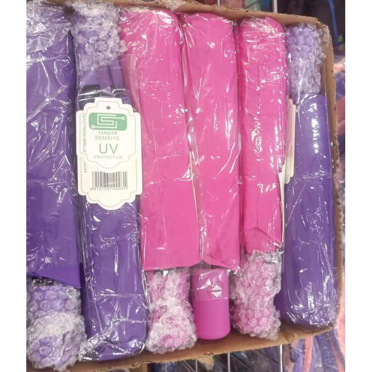 ŞEMSİYE S03k-renkli KISA TAM OTOMATİK RENKLİ KADIN